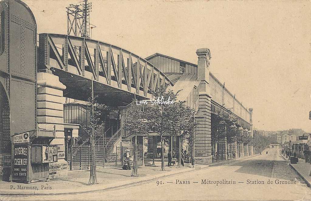 Marmuse 91 - Métropolitain - Station de Grenelle