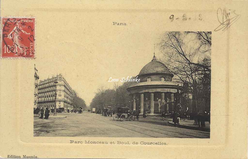 Masmin Edition - Parc Monceau et Boul. de Courcelles