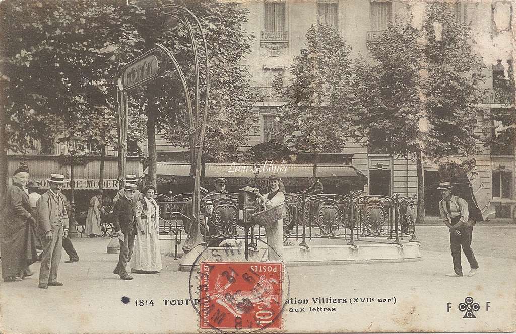 Tout Paris 1814 - Metro - Station Villiers