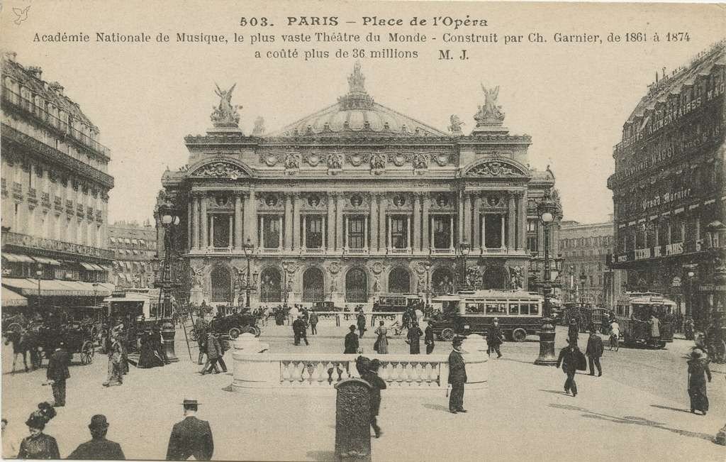 MJ 503 - PARIS - Place de l'Opéra