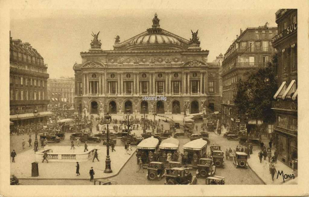 MONA 15 - LES PETITS TABLEAUX DE PARIS - La Place de l'Opéra