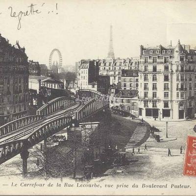 ND 1479 - Le Carrefour de la Rue Lecourbe