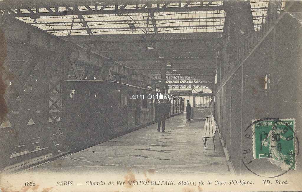ND 1830 - Métro - Station de la Gare d'Orléans