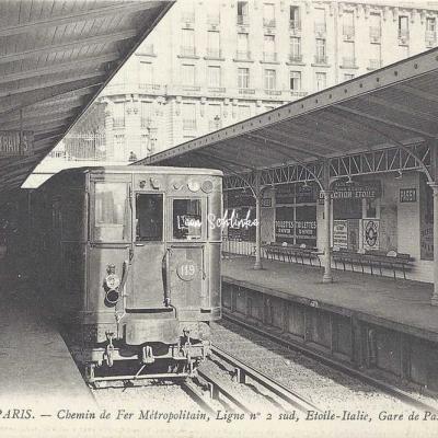 ND 1918 - Chemin de Fer Métropolitain Ligne 2 Sud à Passy