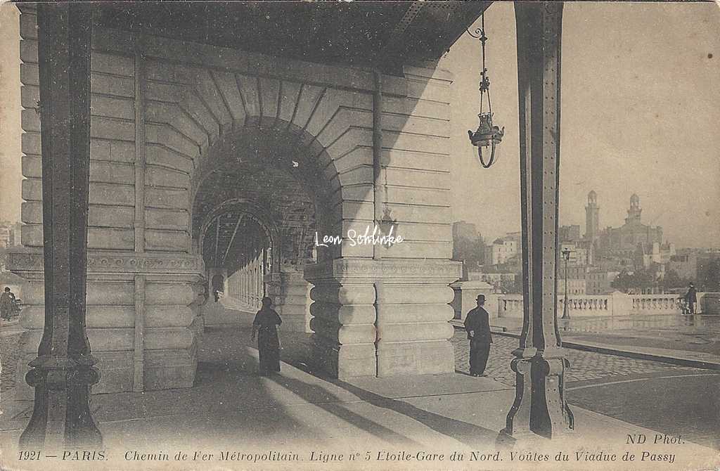 ND 1921 - Chemin de Fer Métropolitain, ligne 5 Etoile Gare du Nord