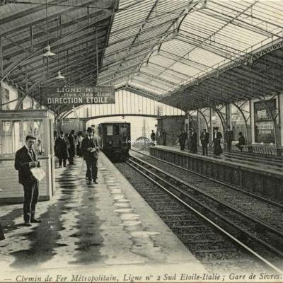 ND 1922 - PARIS - Ligne n°2  Sud Etoile-Italie, Gare de Sèvres