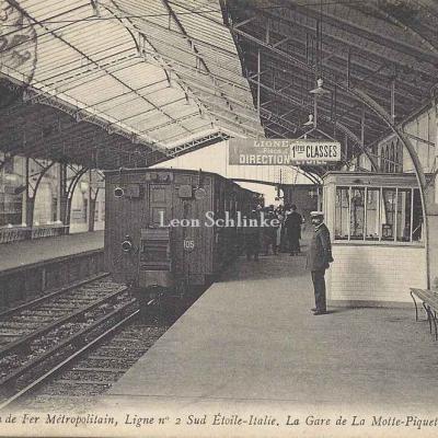 ND 1925 - Gare de La Motte-Piquet, Ligne n°2 Sud Etoile-Italie