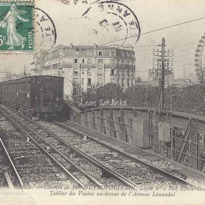 ND 1927 - Tablier du Viaduc au-dessus de l'Avenue Lowendal