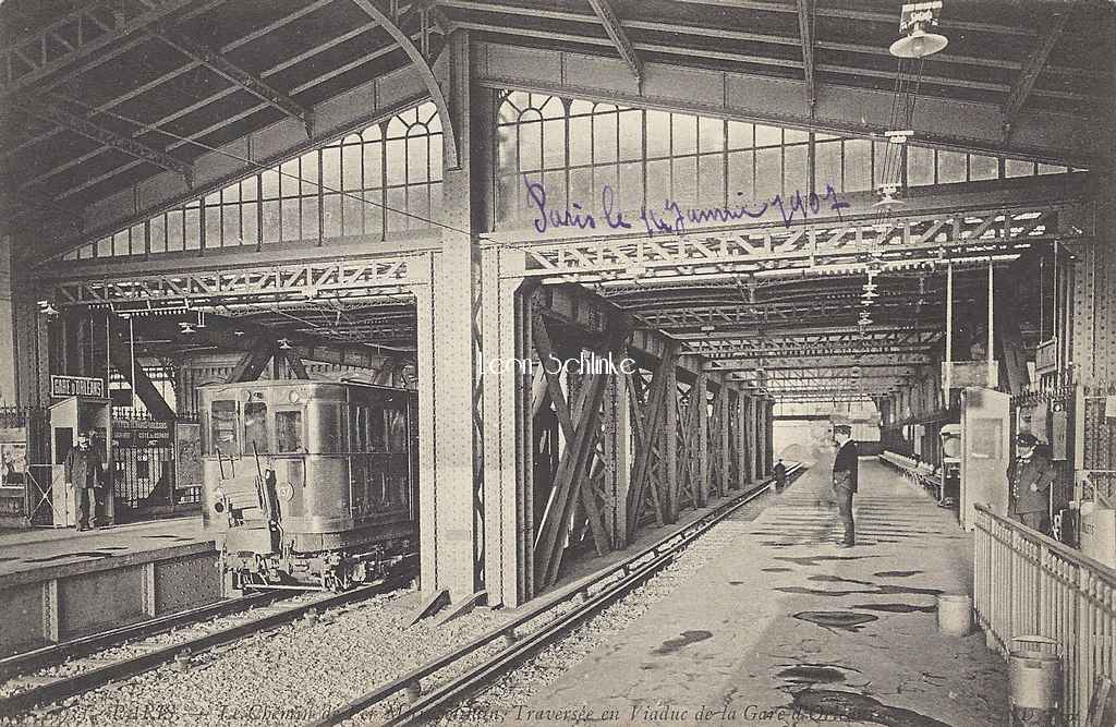 ND 1931 - Métro - Traversée en Viaduc de la Gare d'Orléans