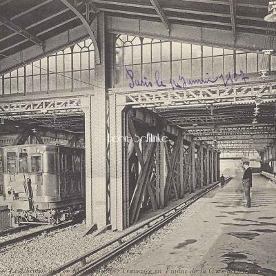 ND 1931 - Métro - Traversée en Viaduc de la Gare d'Orléans