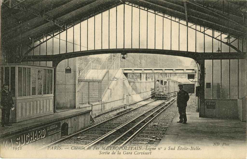ND 1932 - METROPOLITAIN - Ligne 2 Sud, Etoile-Italie Gare de Corvisart