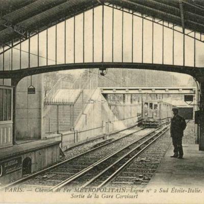 ND 1932 - METROPOLITAIN - Ligne 2 Sud, Etoile-Italie Gare de Corvisart