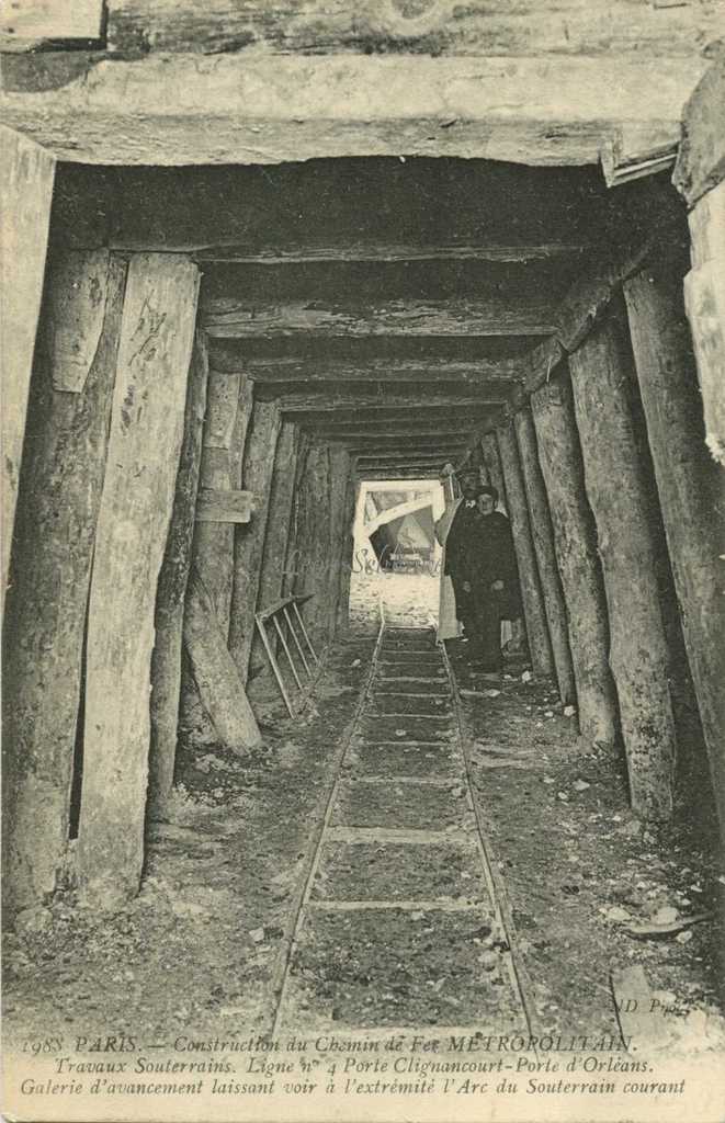 ND 1988 - Galerie d'avancement, l'Arc souterrain courant