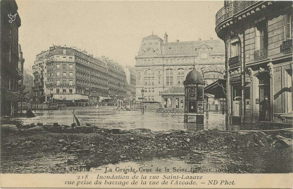 ND 218 - Inondation Rue St-Lazare