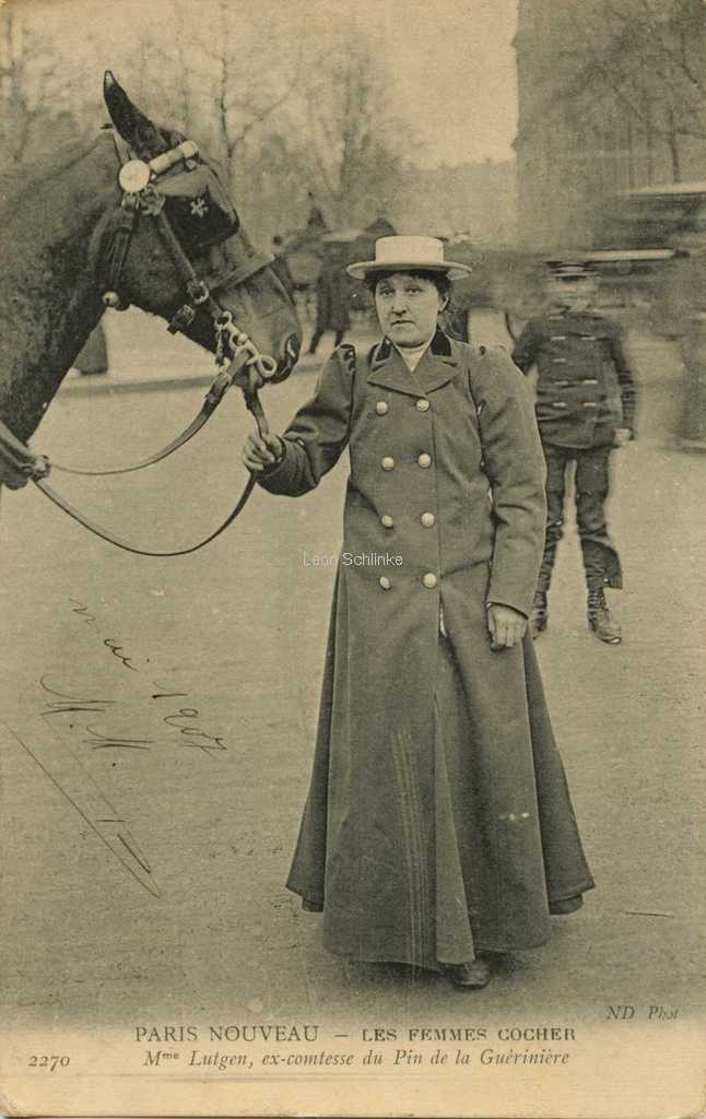 ND 2270 - Mme Lutgen, ex-comtesse du Pin de la Guérinière