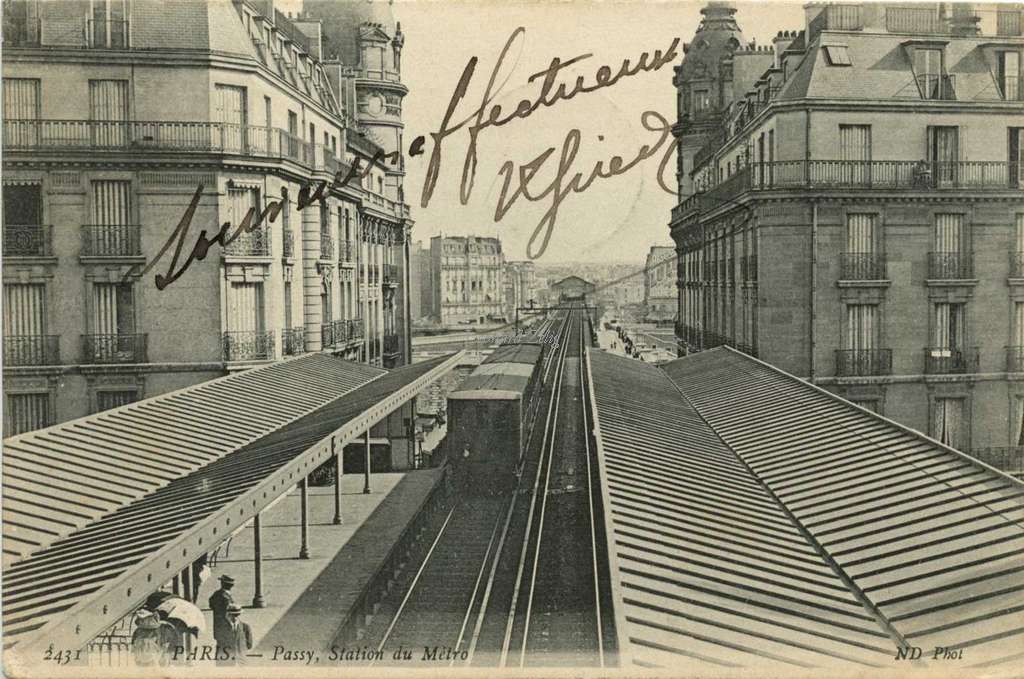 ND 2431 - PARIS - Passy, Station du Métro
