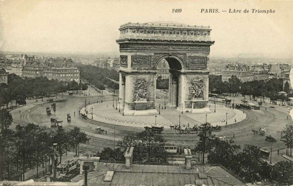 ND 2489 - PARIS - L'Arc de Triomphe
