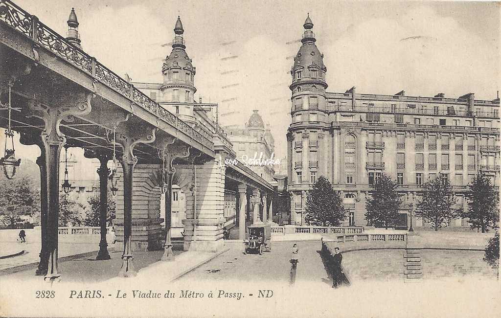 ND 2828 - Le Viaduc du Métro à Passy
