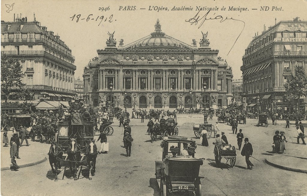 ND 2946 - PARIS - L'Opéra, Académie Nationale de Musique (vue 1)