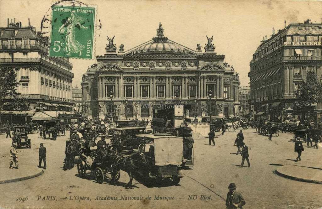 ND 2946 - PARIS - L'Opéra, Académie Nationale de Musique (vue 2)