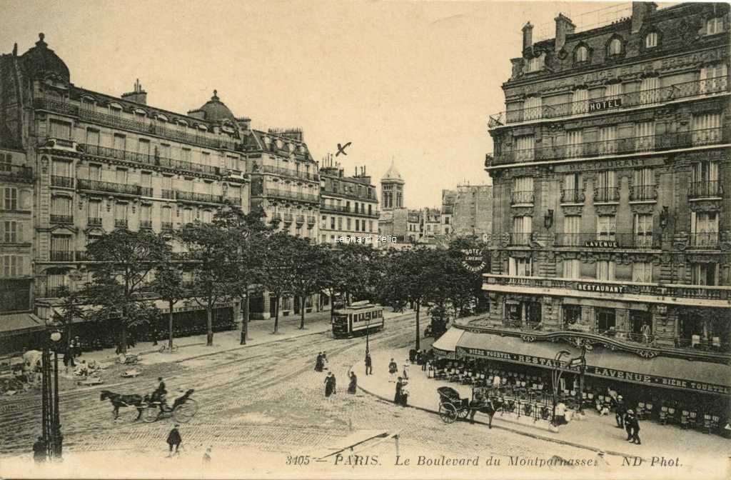 ND 3405 - PARIS - Le Boulevard du Montparnasse