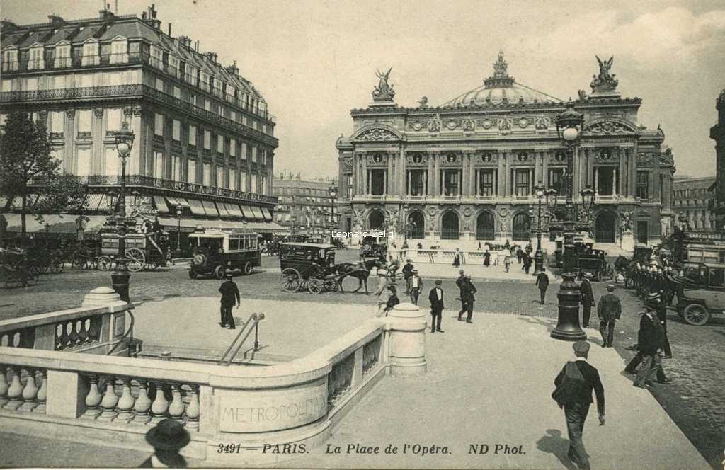 ND 3491 - PARIS - La Place de l'Opéra