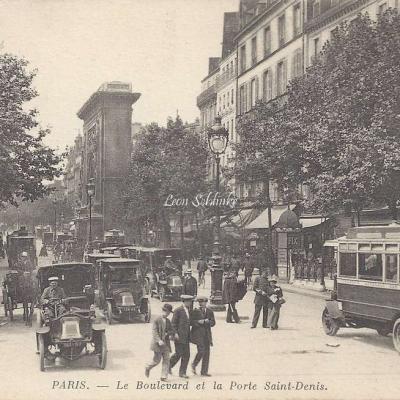 ND 3894 - Le Boulevard et la Porte Saint-Denis