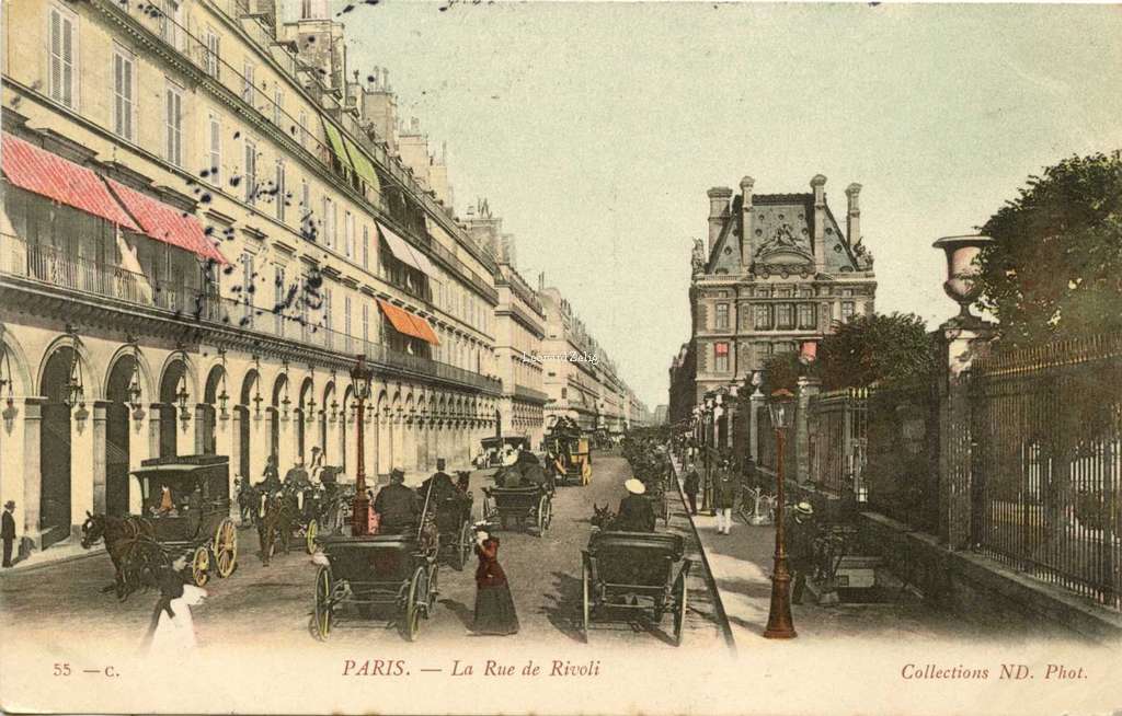 ND 55-C - PARIS - La Rue de Rivoli