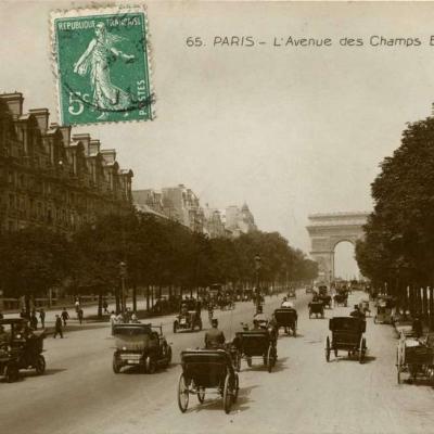 ND 65 - PARIS - L'Avenue des Champs Elysées