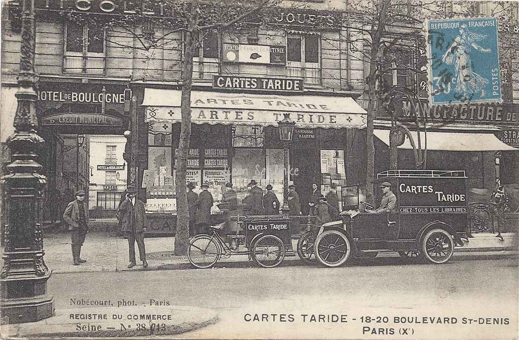 Nobécourt - Cartes TARIDE - 18-20 Boulevard St-Denis