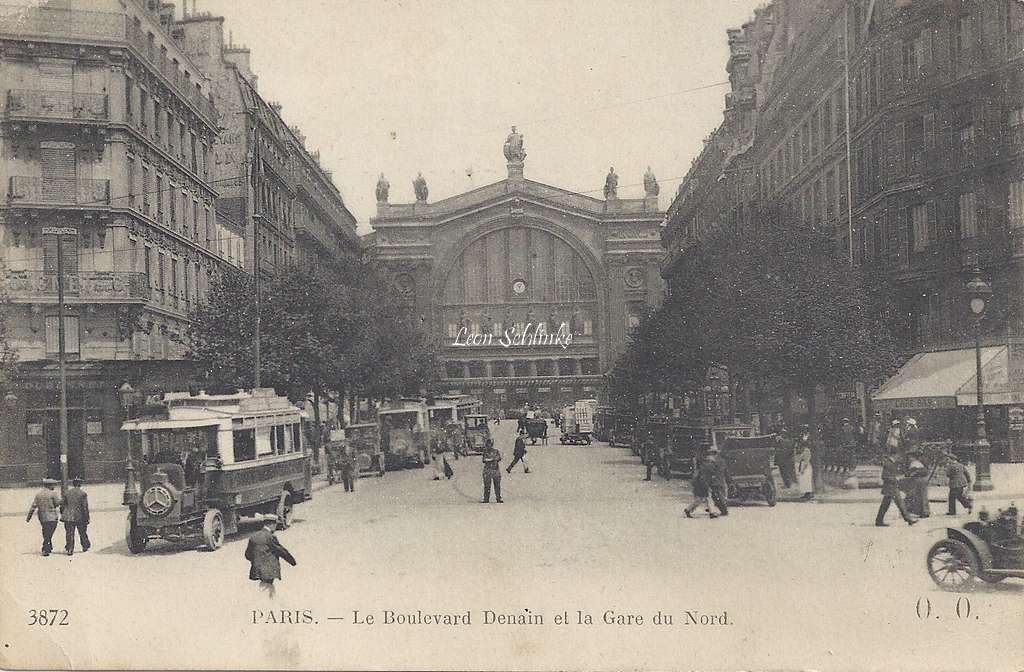 O.O. 3872 - Le Boulevard Denain et la Gare du Nord