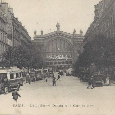 O.O. 3872 - Le Boulevard Denain et la Gare du Nord