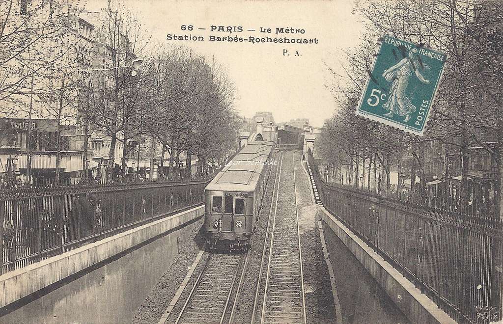 P.A. 66 - Le Métro, Station Barbès-Rochechouart