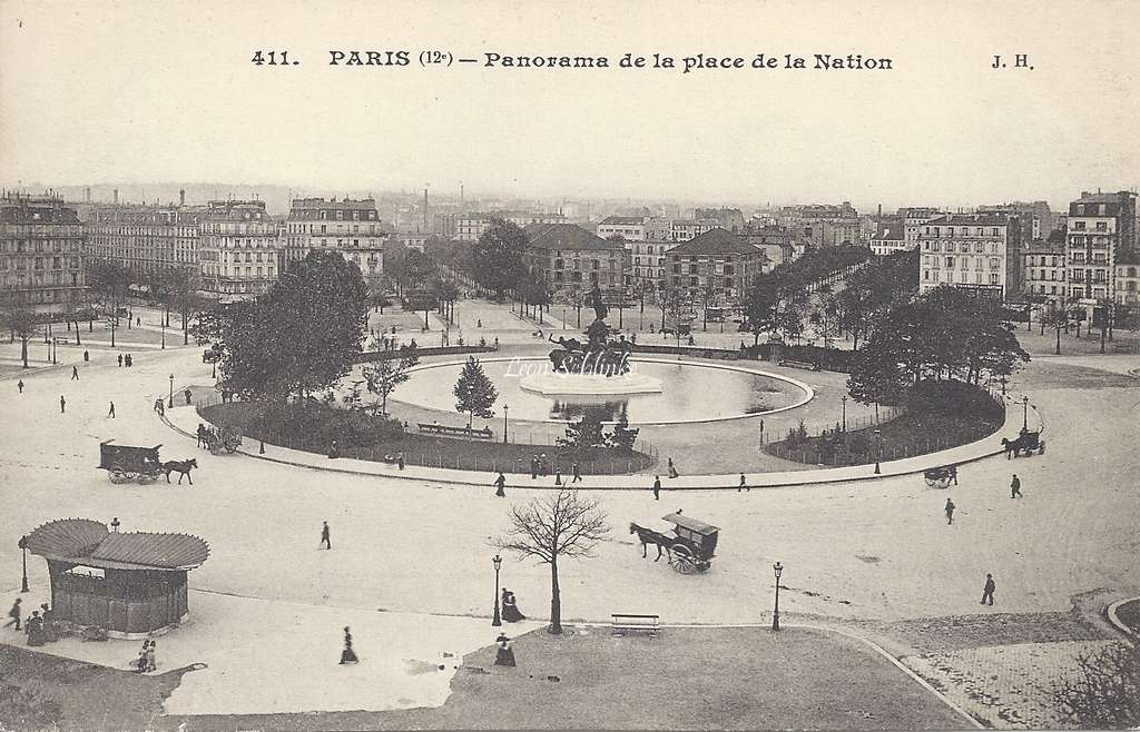 JH 411 - Panorama de la Place de la Nation