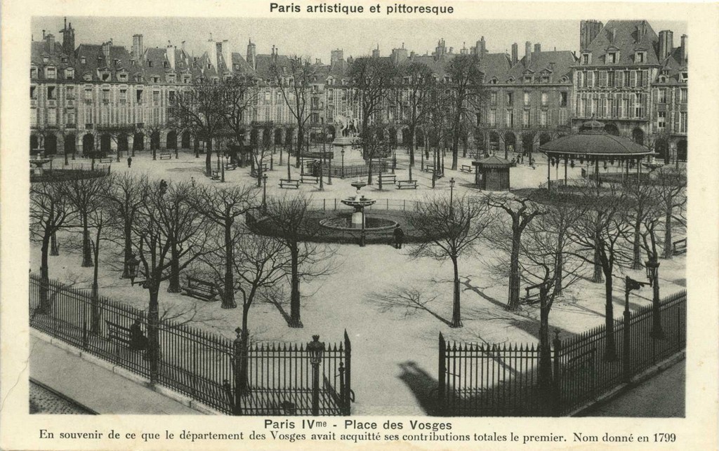 PARIS IV° - Place des Vosges