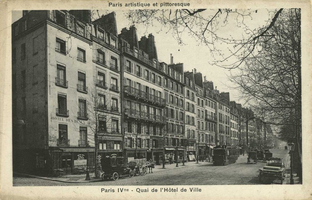 PARIS IV° - Quai de l'Hôtel de Ville