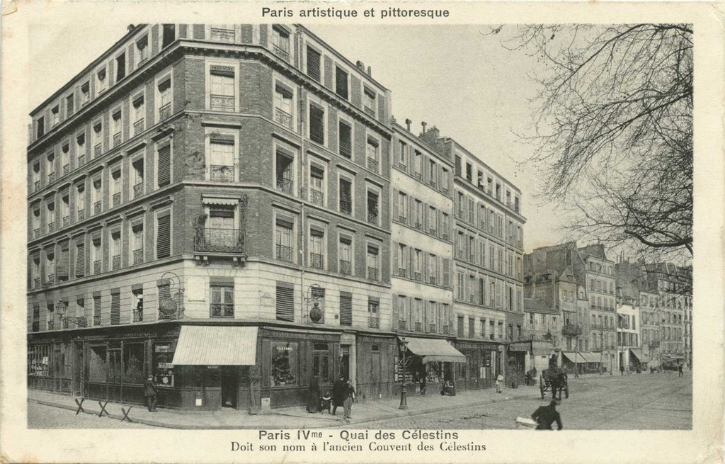 PARIS IV° - Quai des Célestins