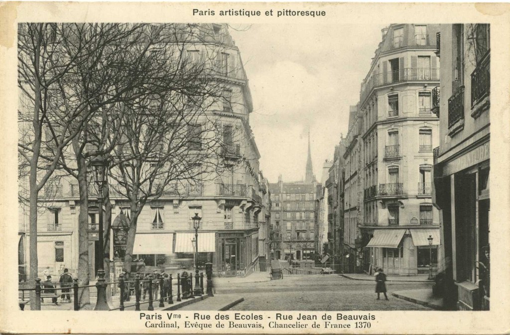 PARIS V° - Rue des Ecoles - Rue Jean de Beauvais