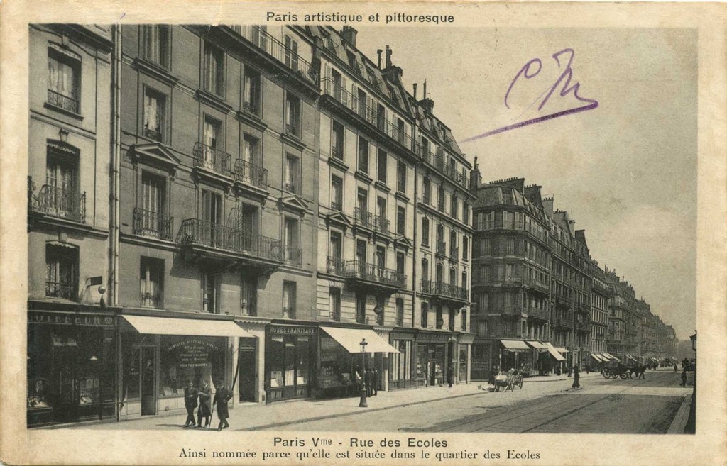PARIS V° - Rue des Ecoles