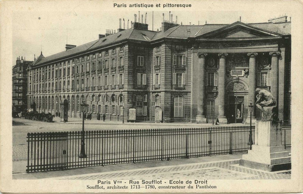 PARIS V° - Rue Soufflot - Ecole de Droit