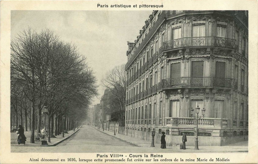 PARIS VIII° - Cours la Reine