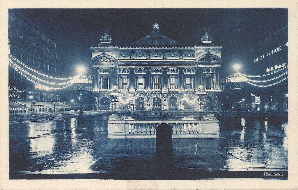 PATRAS 35 - Paris la nuit - Illuminations Opéra