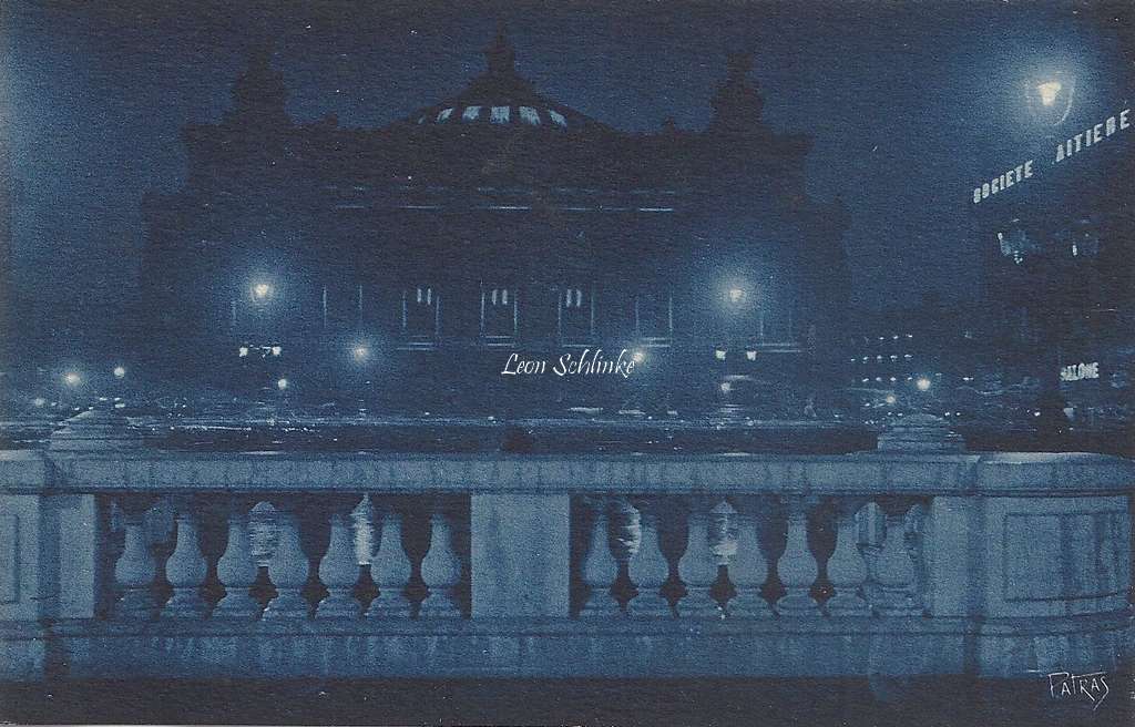 PATRAS 9 - Paris la nuit - Place de l'Opéra