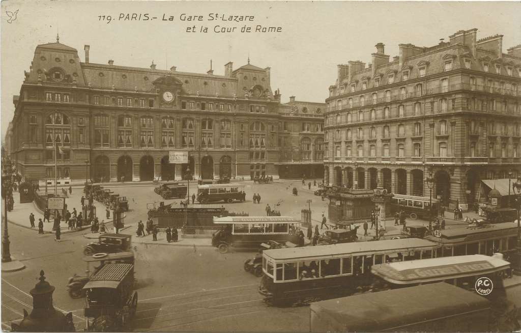 PC 119 - PARIS - La Gare St-Lazare