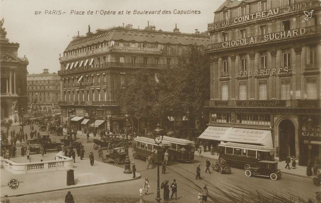 PC 87 - Place de l'Opéra et Boulevard des Capucines