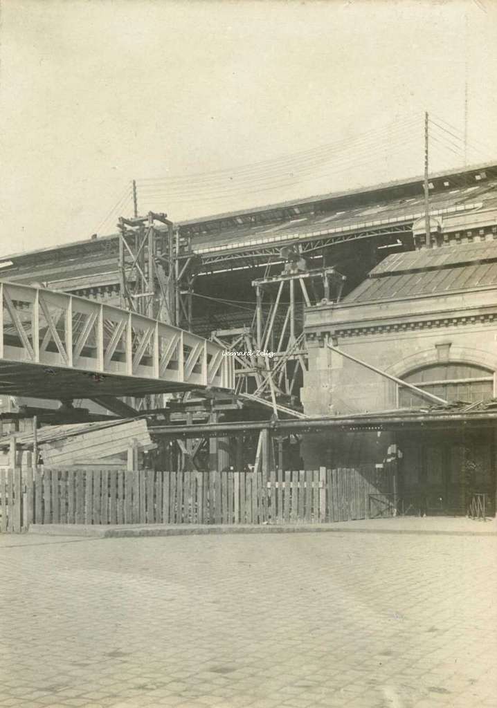 Photo - Paris - Cour d'arrivée Gare d'Austerlitz 06·04·1905