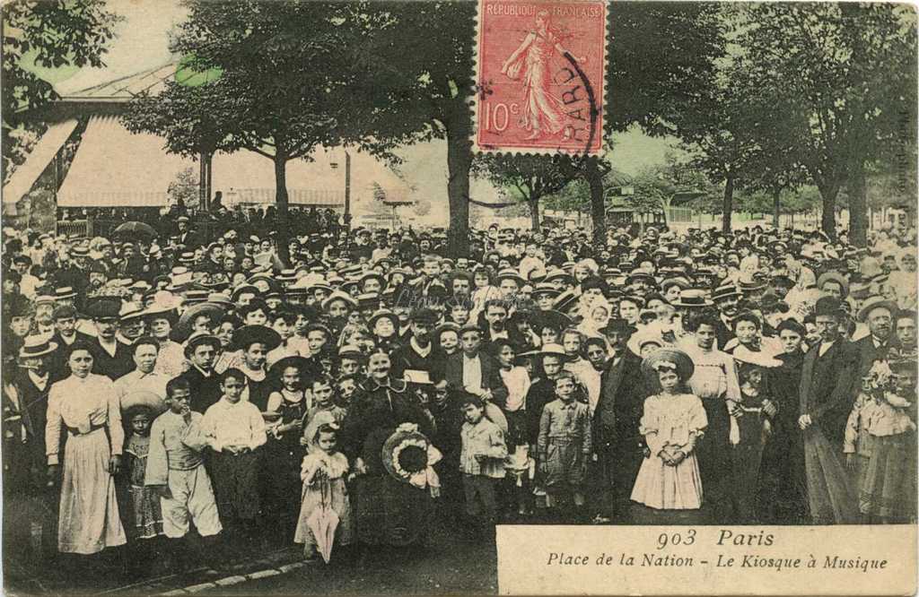 Photo-phono 903 - Place de la Nation - Le Kiosque à Musique