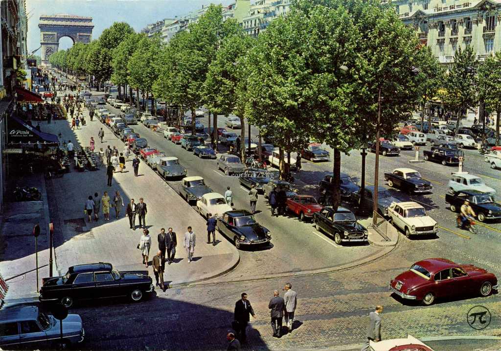 PI 63 - Avenue des Champs-Elysées et l'Arc de Triomphe