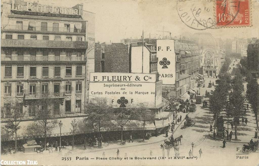 FF 2553 - Place Clichy et le Boulevard