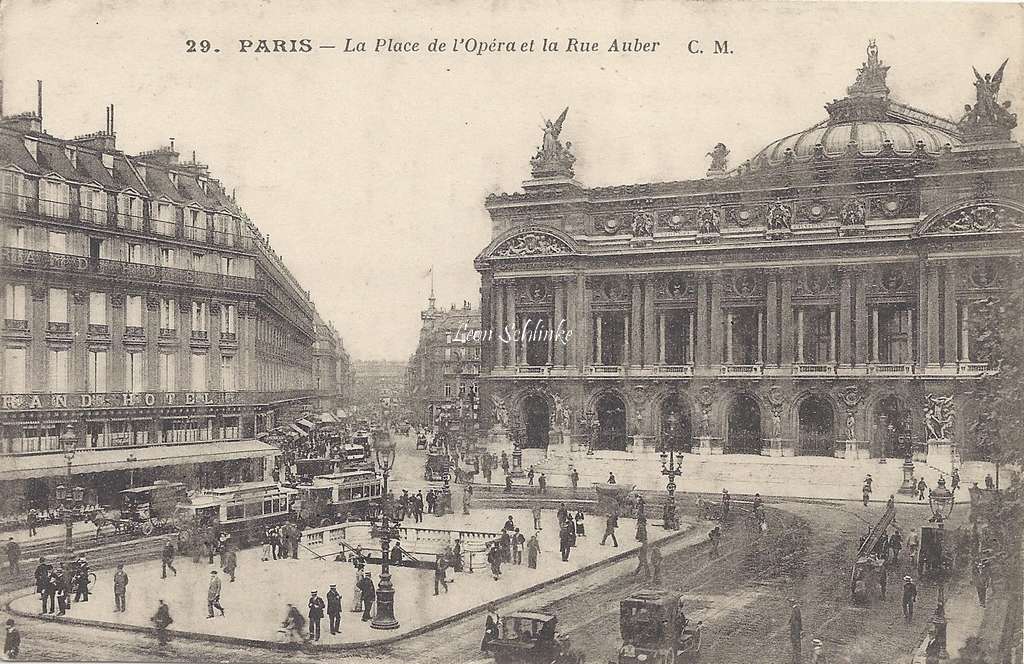 CM 29 - Place de l'Opéra et Rue Auber